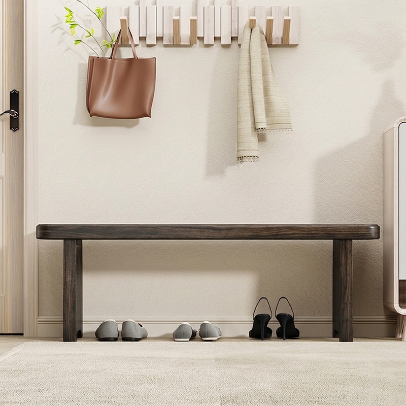 Traditional Wood Solid Wood Shoe Rack