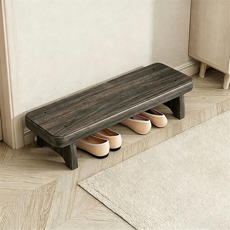 Traditional Wood Solid Wood Shoe Rack