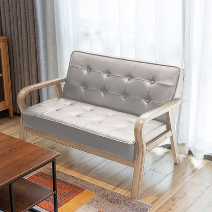 Traditional Solid Wood Sofa
