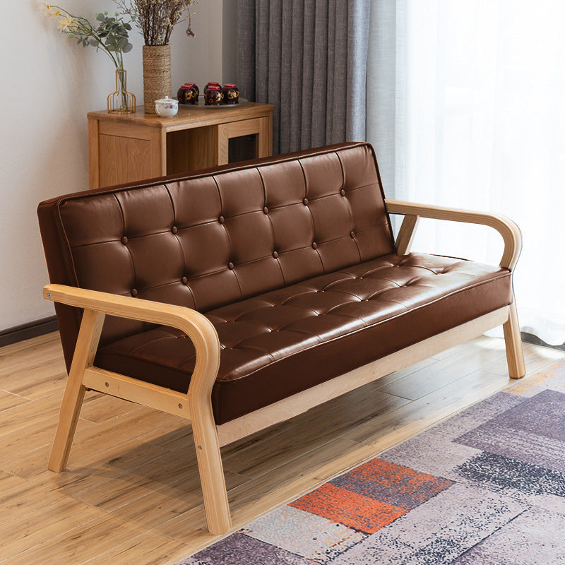 Traditional Solid Wood Sofa