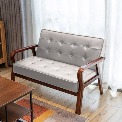 Traditional Solid Wood Sofa