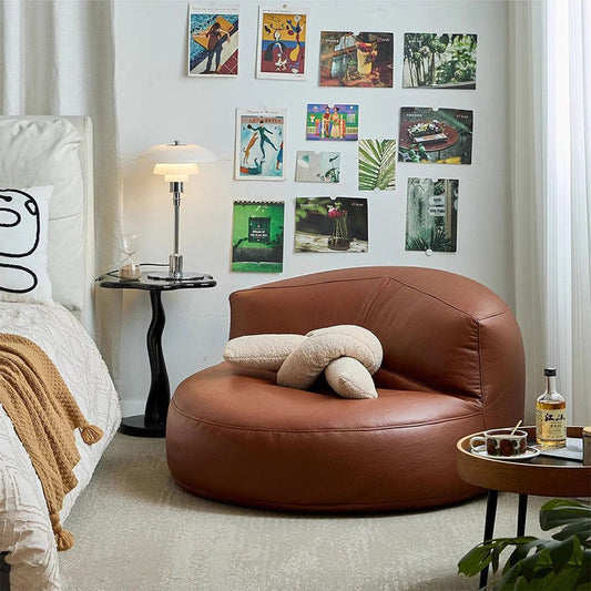 Contemporary Leather Accent Chair