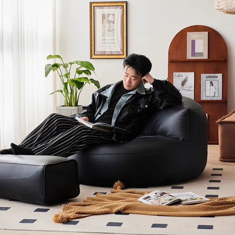 Contemporary Leather Accent Chair