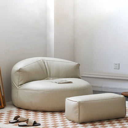 Contemporary Leather Accent Chair