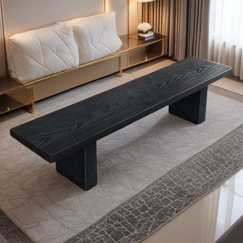 Traditional Wood Shoe Bench