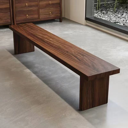 Traditional Wood Shoe Bench