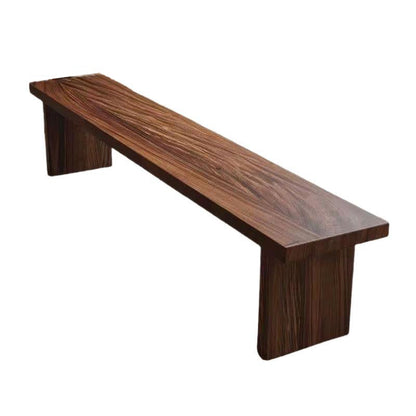 Traditional Wood Shoe Bench