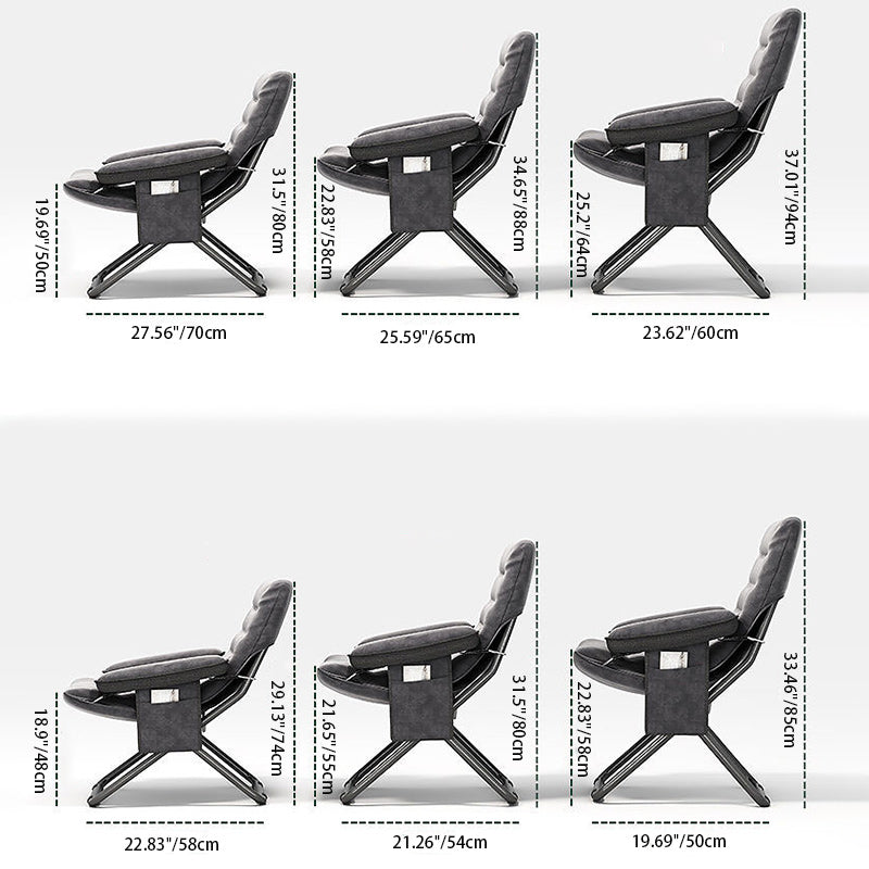 Contemporary Iron Recliner