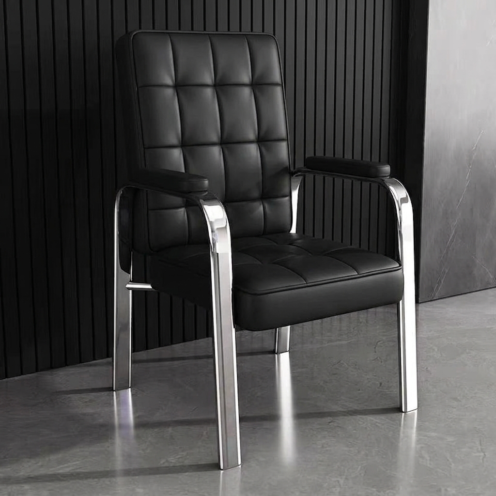Modern Leather Accent Chair