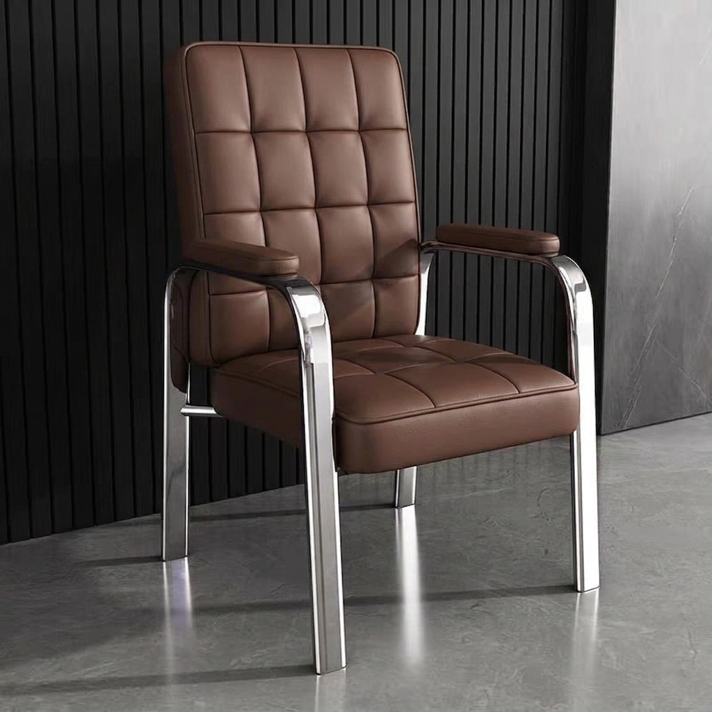 Modern Leather Accent Chair