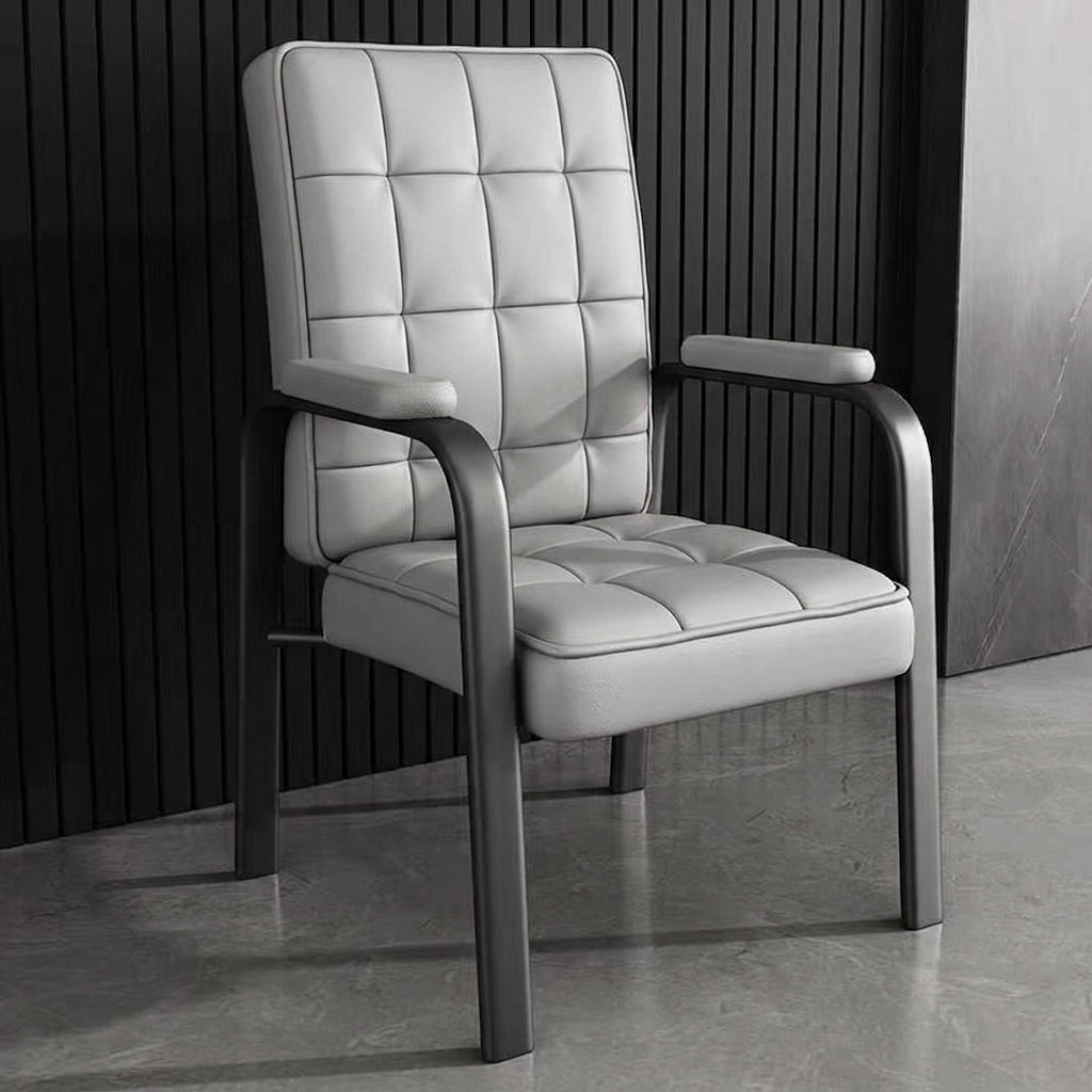 Modern Leather Accent Chair