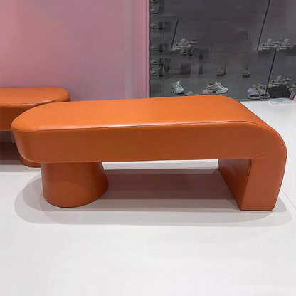 Contemporary Solid Wood Bench