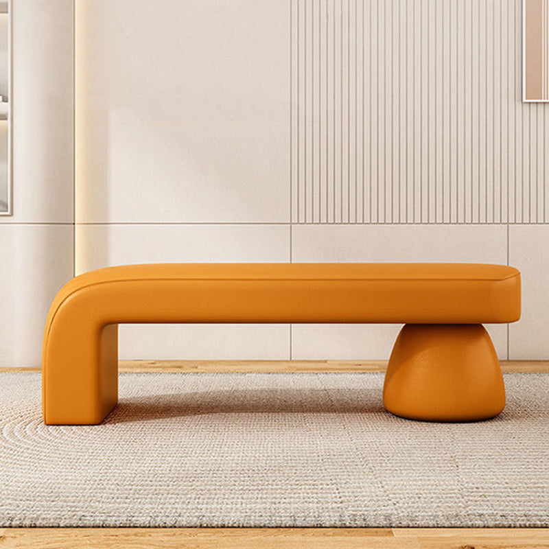 Contemporary Solid Wood Bench