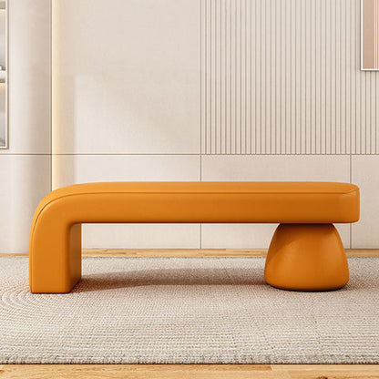 Contemporary Solid Wood Bench