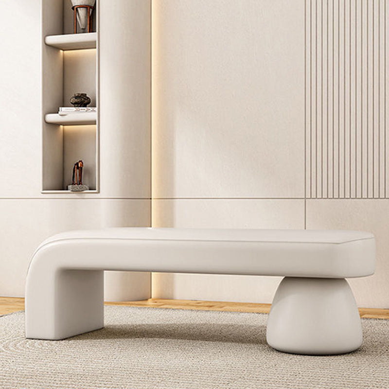 Contemporary Solid Wood Bench