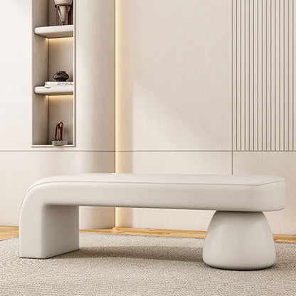Contemporary Solid Wood Bench