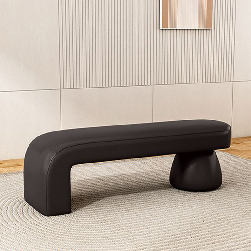 Contemporary Solid Wood Bench