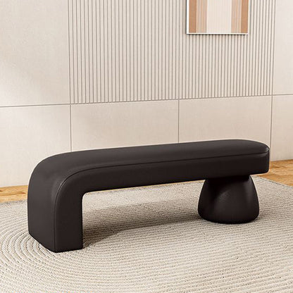 Contemporary Solid Wood Bench