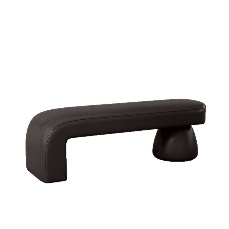 Contemporary Solid Wood Bench