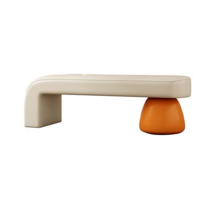 Contemporary Solid Wood Bench