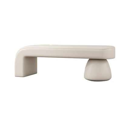 Contemporary Solid Wood Bench