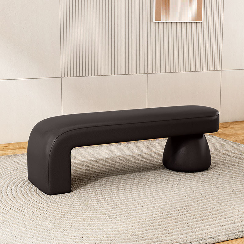 Contemporary Solid Wood Bench