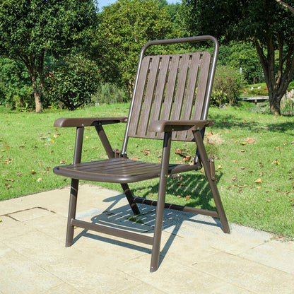 Foldable Camping Chair with Footrest