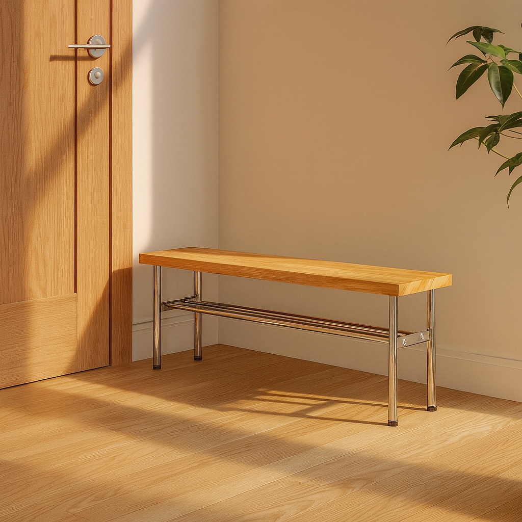 Traditional Stainless Steel Bench