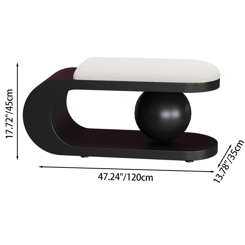 Modern Iron Bench