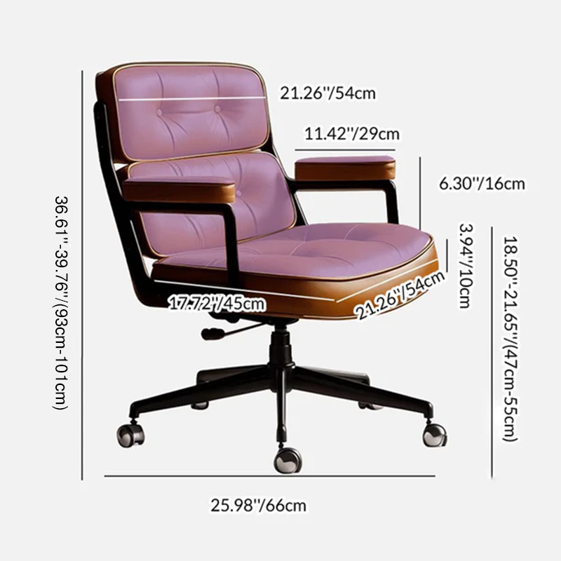 Contemporary Metal Desk Chair