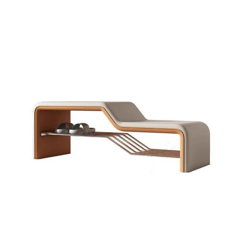 Modern Wood Solid Wood Shoe Bench