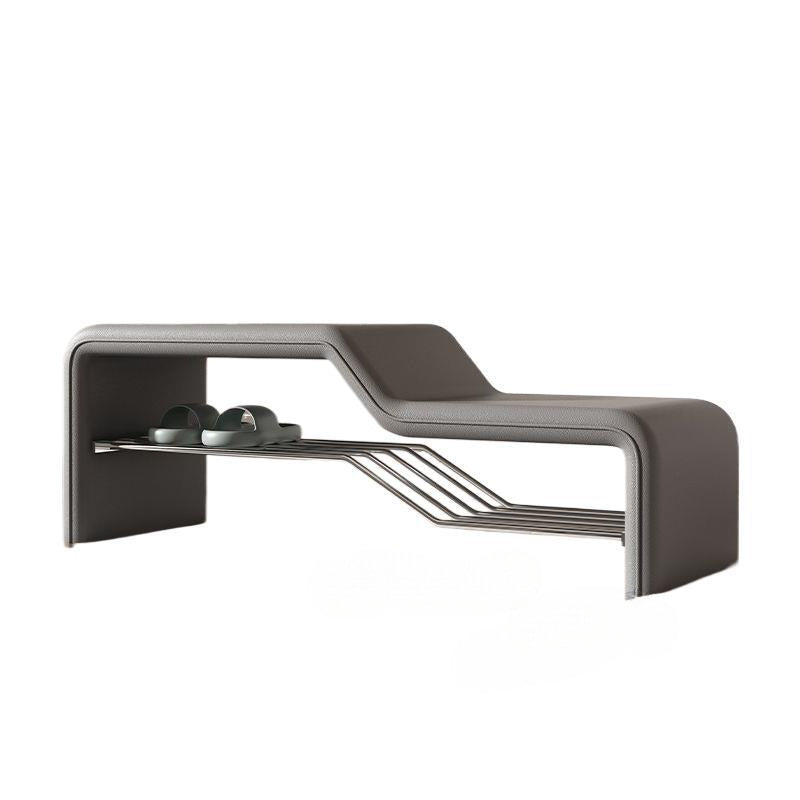 Modern Wood Solid Wood Shoe Bench