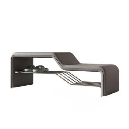 Modern Wood Solid Wood Shoe Bench