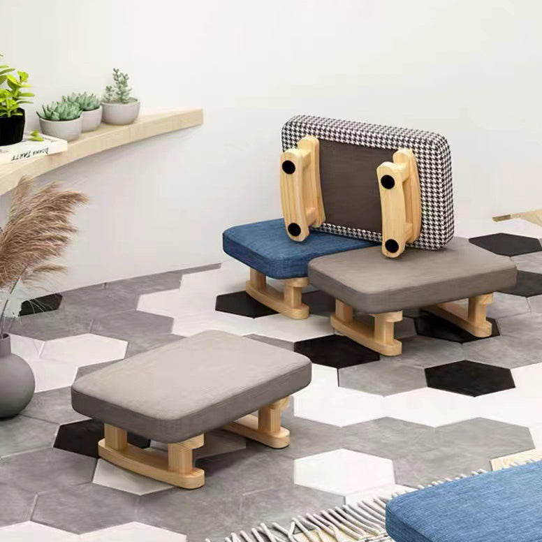 Contemporary Linen Stool