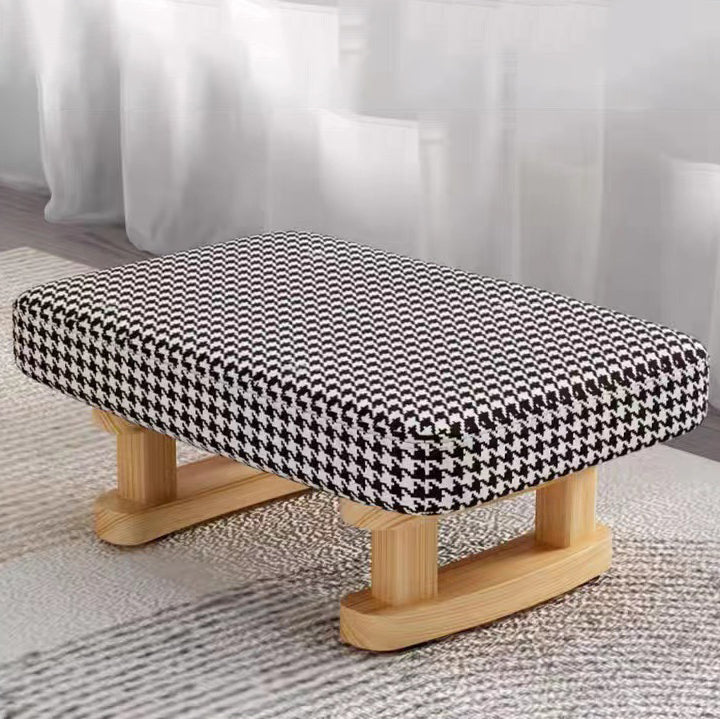 Contemporary Linen Stool