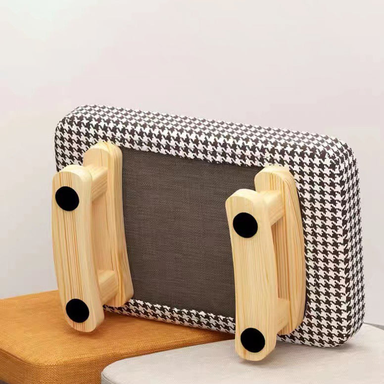 Contemporary Linen Stool