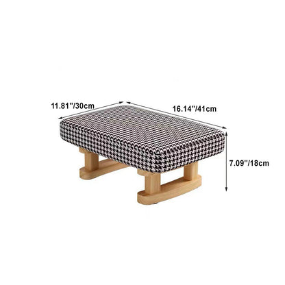 Contemporary Linen Stool