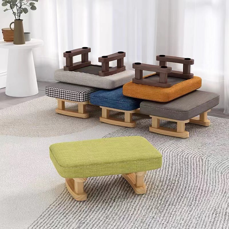 Contemporary Linen Stool