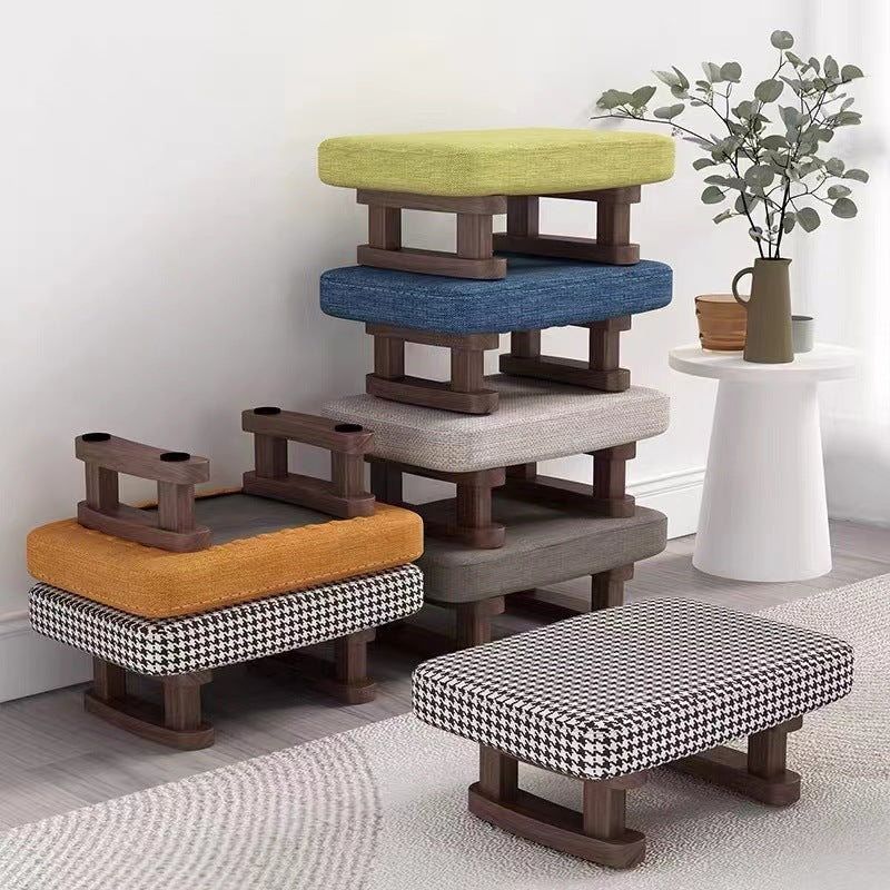 Contemporary Linen Stool