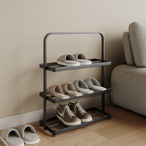 Modern Minimalist Iron Shoe Rack