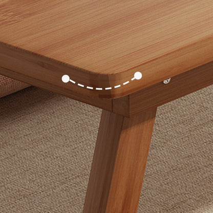 Traditional Bamboo End Table