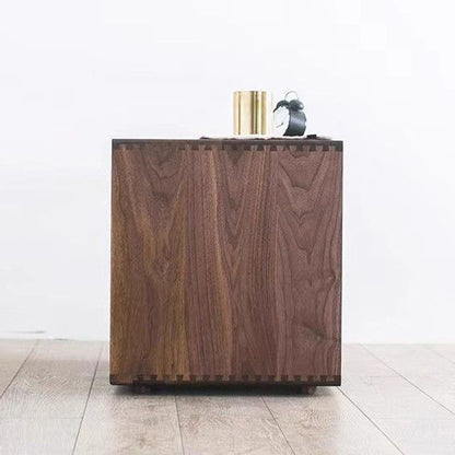 Traditional Japanese Wood Nightstand
