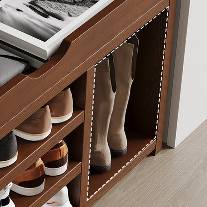 Traditional Solid Wood Shoe Rack