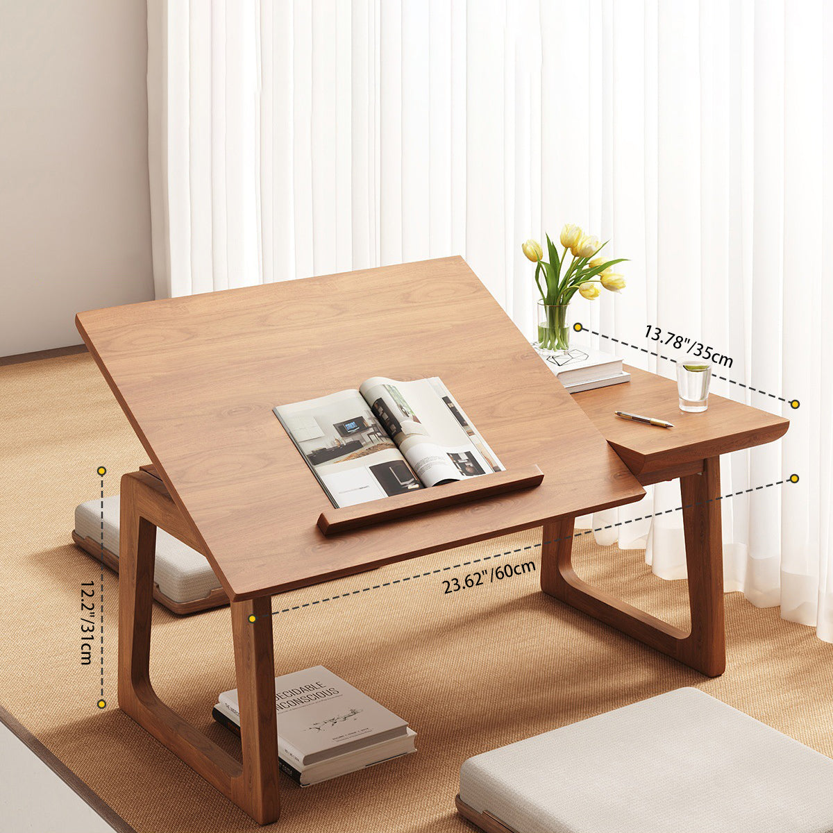 Traditional Solid Wood Side Table