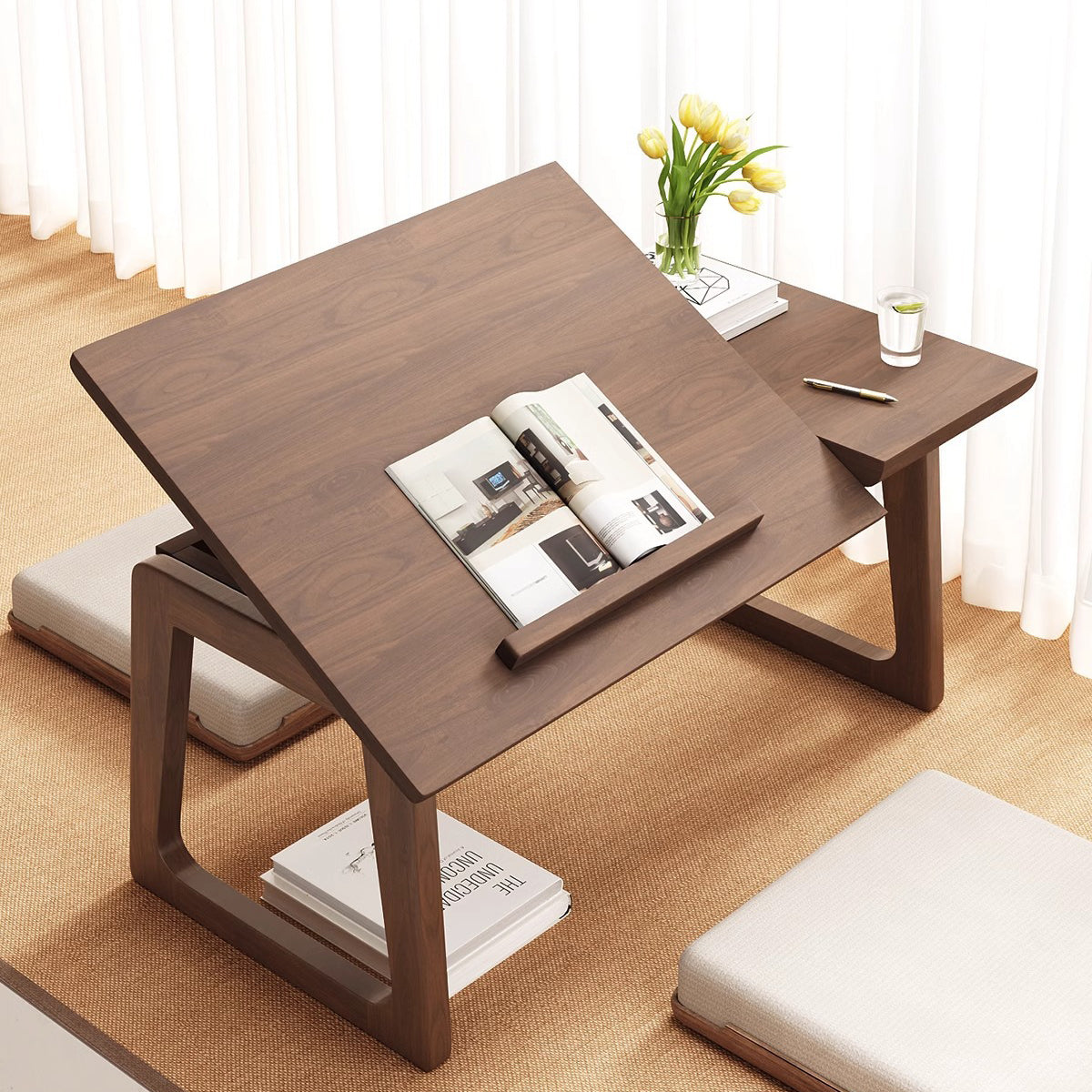 Traditional Solid Wood Side Table