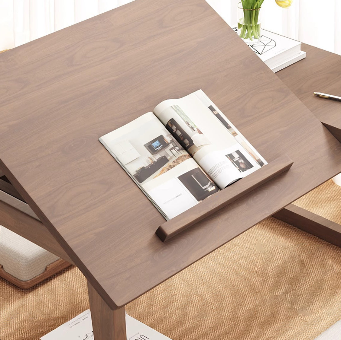 Traditional Solid Wood Side Table
