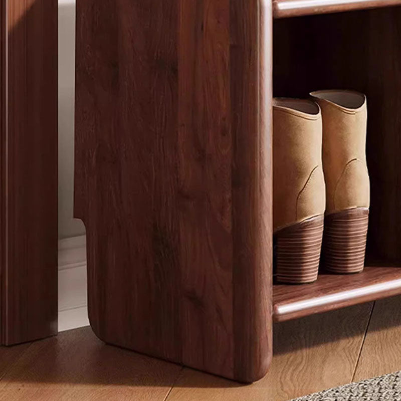 Modern Solid Wood Shoe Bench