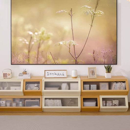 Contemporary Bamboo Storage Cabinet