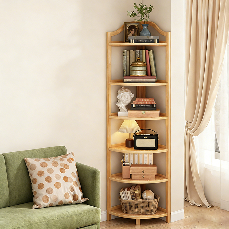 Modern Fan Corner Shelf