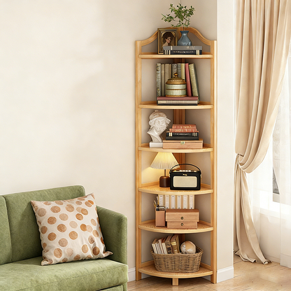 Modern Fan Corner Shelf